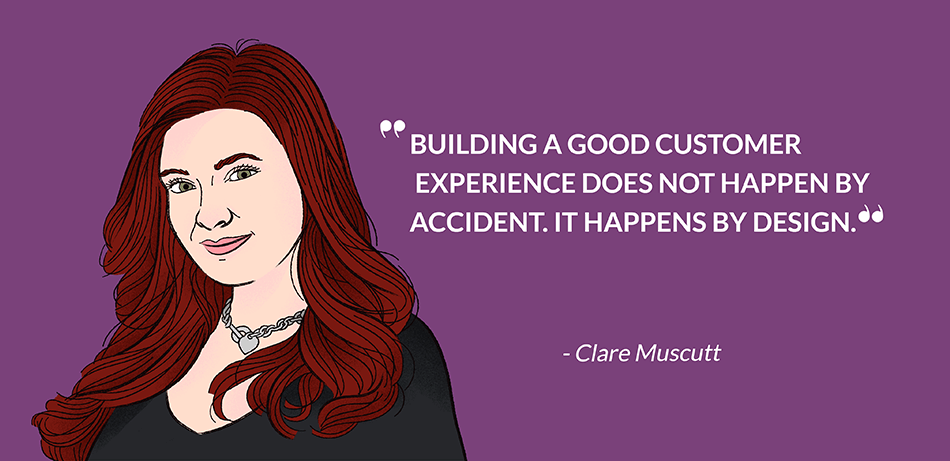 Clare Muscut Quote About Call Center Training