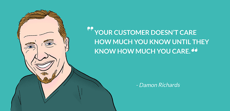 Damon Richards Quote About Call Center Training